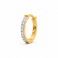 Diamond Huggie Hoops