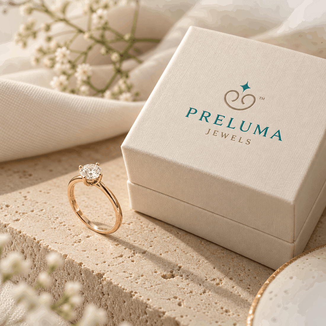 Interlock Diamond Ring