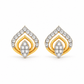 Open Petal Diamond Earrings