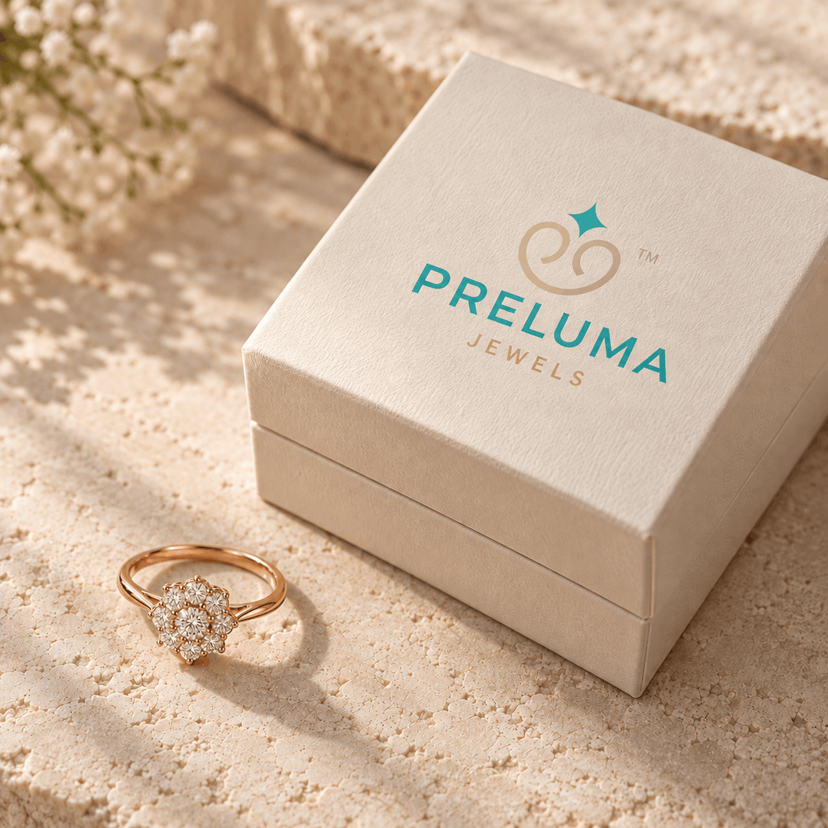 Marquise Bypass Ribbon Ring