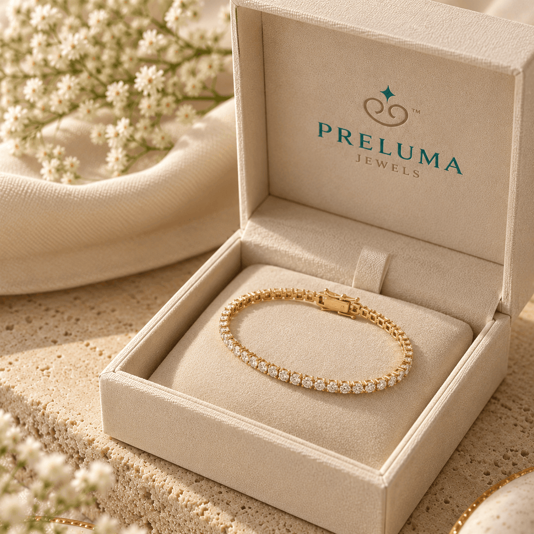 Twin Clover Diamond Bracelet