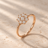 Marquise Bypass Ribbon Ring
