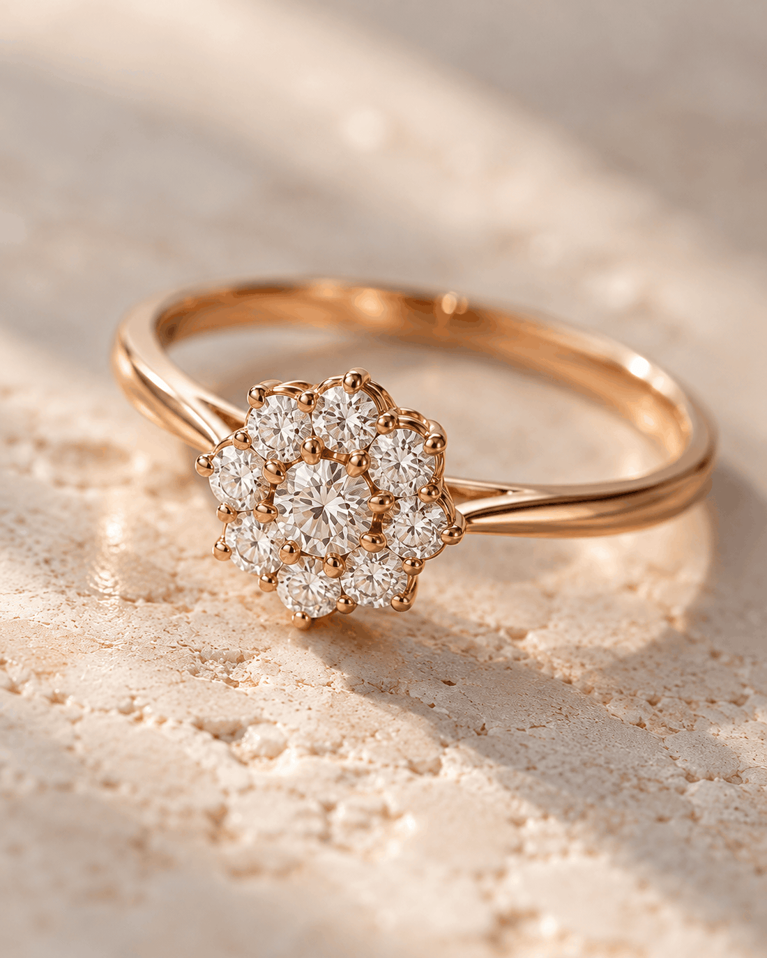 Marquise Bypass Ribbon Ring