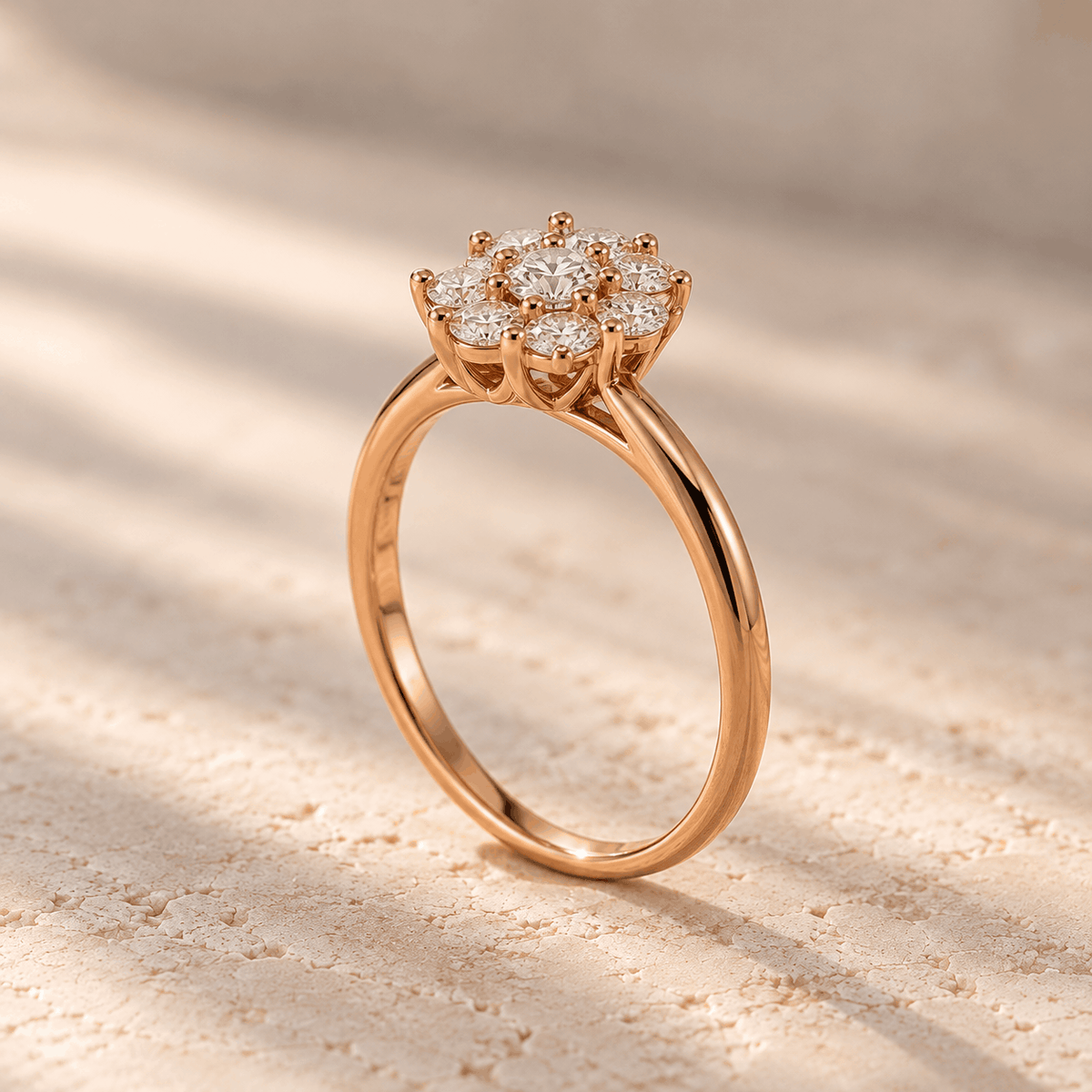 Marquise Bypass Ribbon Ring