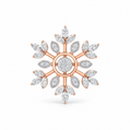 Snowflake Diamond Earrings