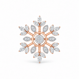 Snowflake Diamond Earrings