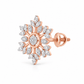 Snowflake Diamond Earrings