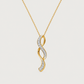 Twisted Diamond Pendant