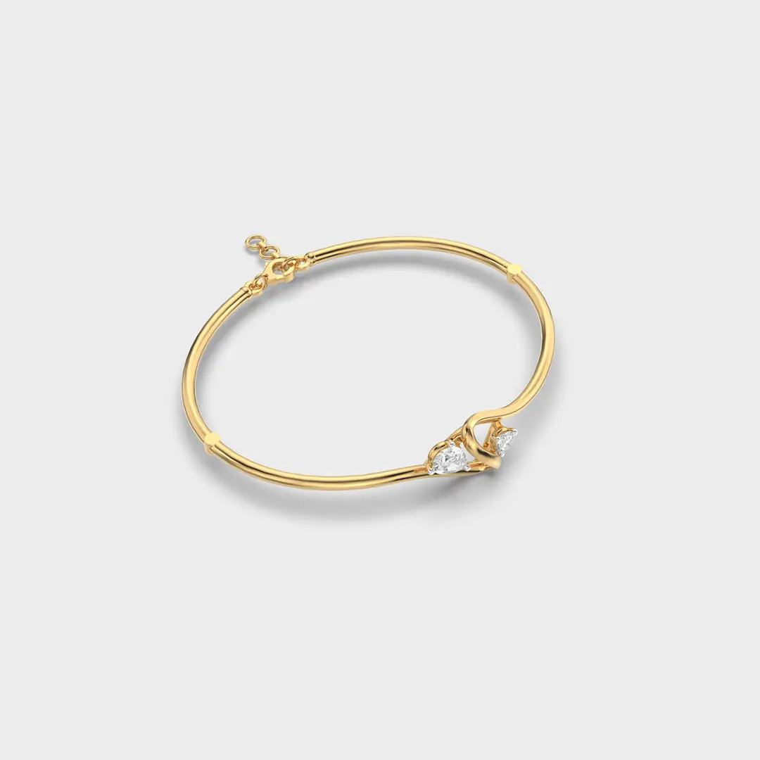 Twined Diamond Bracelet