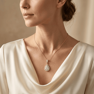 Petal Marquise Pendant